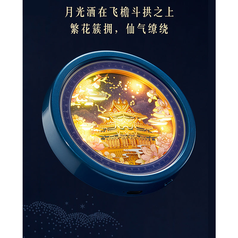 Corner Tower Paper Carving Fridge Magnet