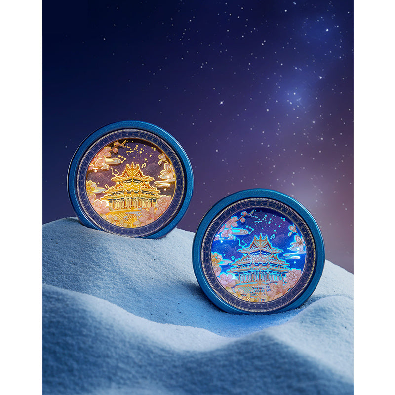 Corner Tower Paper Carving Fridge Magnet