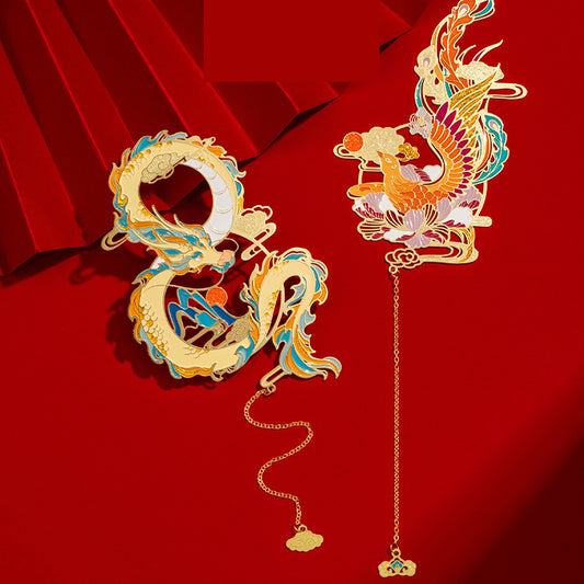 Dragon and Phoenix Bookmark