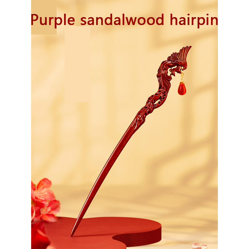 Dragon and Phoenix Hairpin Comb Gift Box