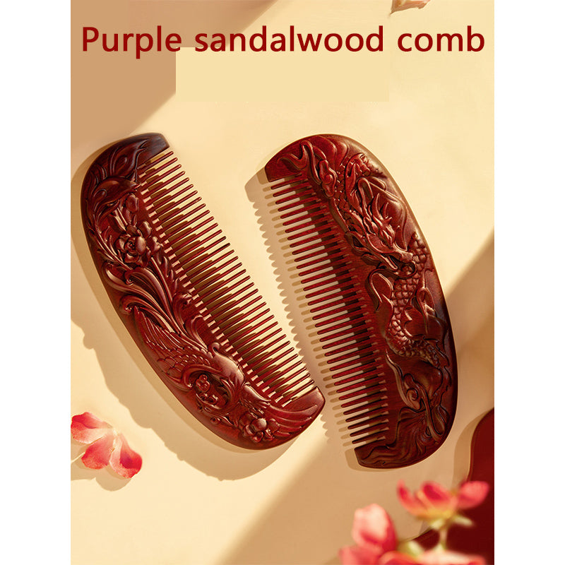 Dragon and Phoenix Hairpin Comb Gift Box