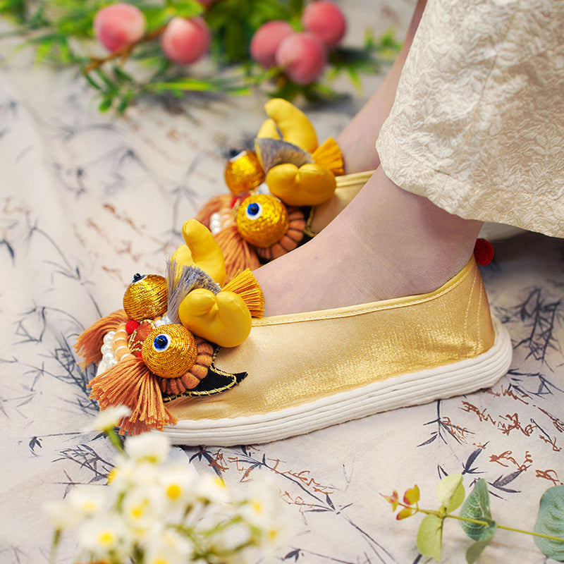 Dragon head tiger shoes