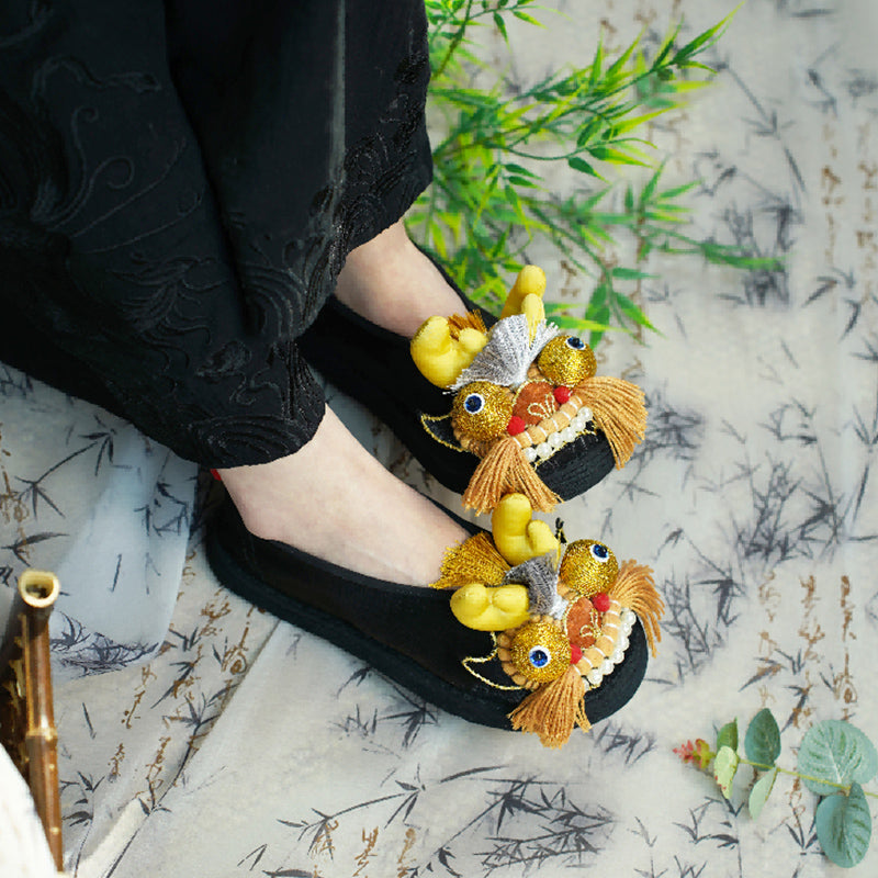 Dragon head tiger shoes