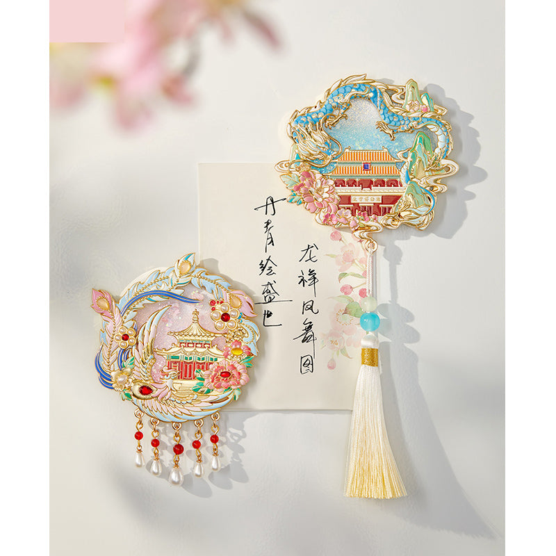 Dragon and Phoenix Fridge Magnet