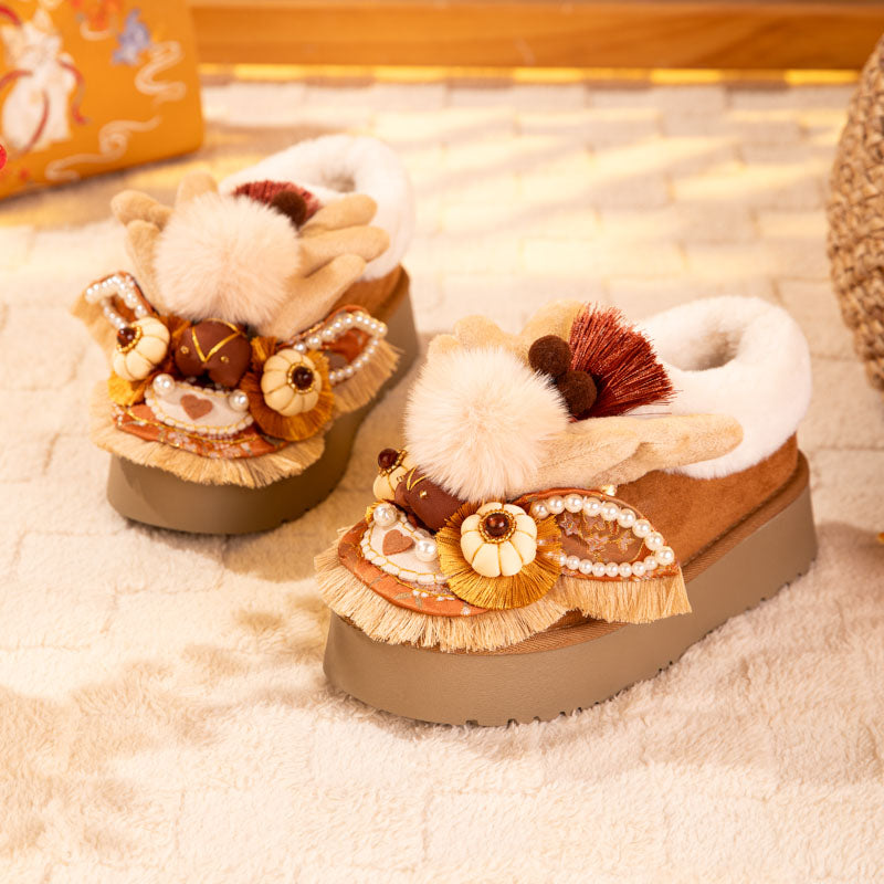 Dragon and Tiger Shoes(thick sole)