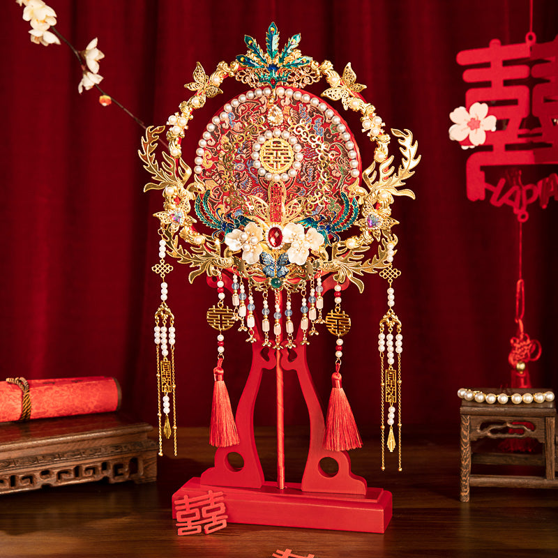 Floating Dust Midnight wedding fan