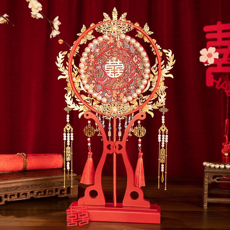 Floating Dust Midnight wedding fan