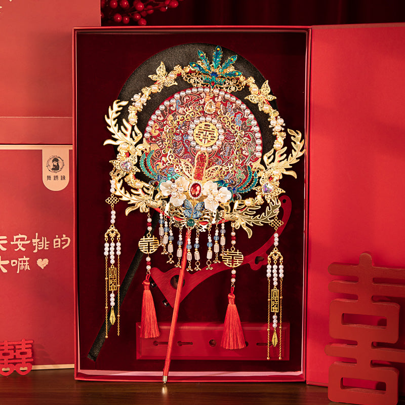 Floating Dust Midnight wedding fan