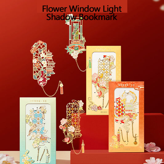 Flower Window Light and Shadow Bookmark