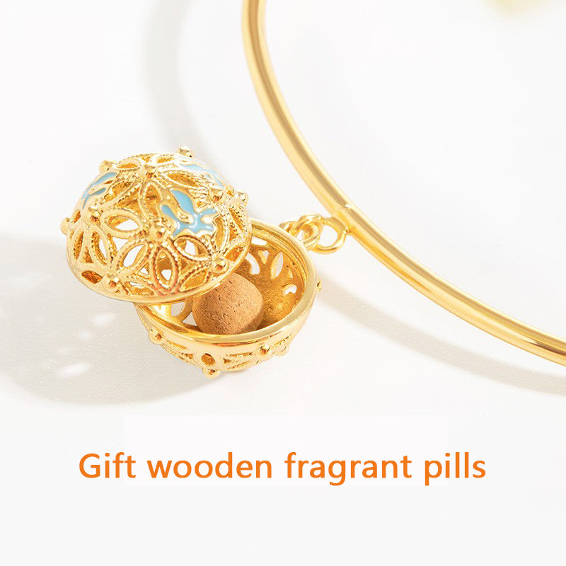 Flower bag bracelet