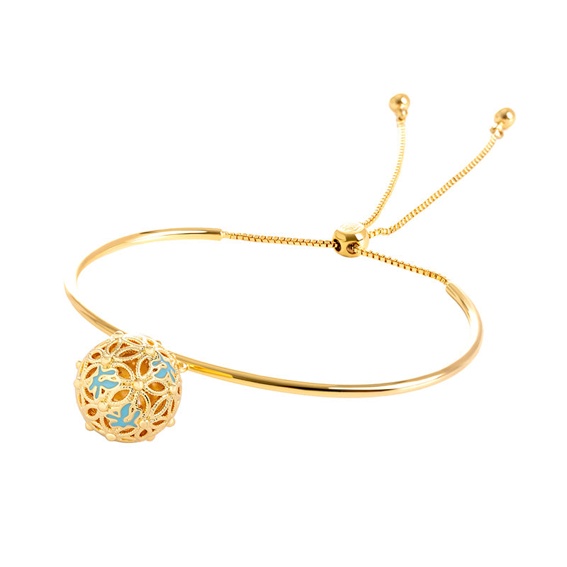 Flower bag bracelet