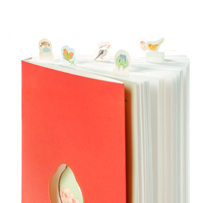 Flower themed notebook