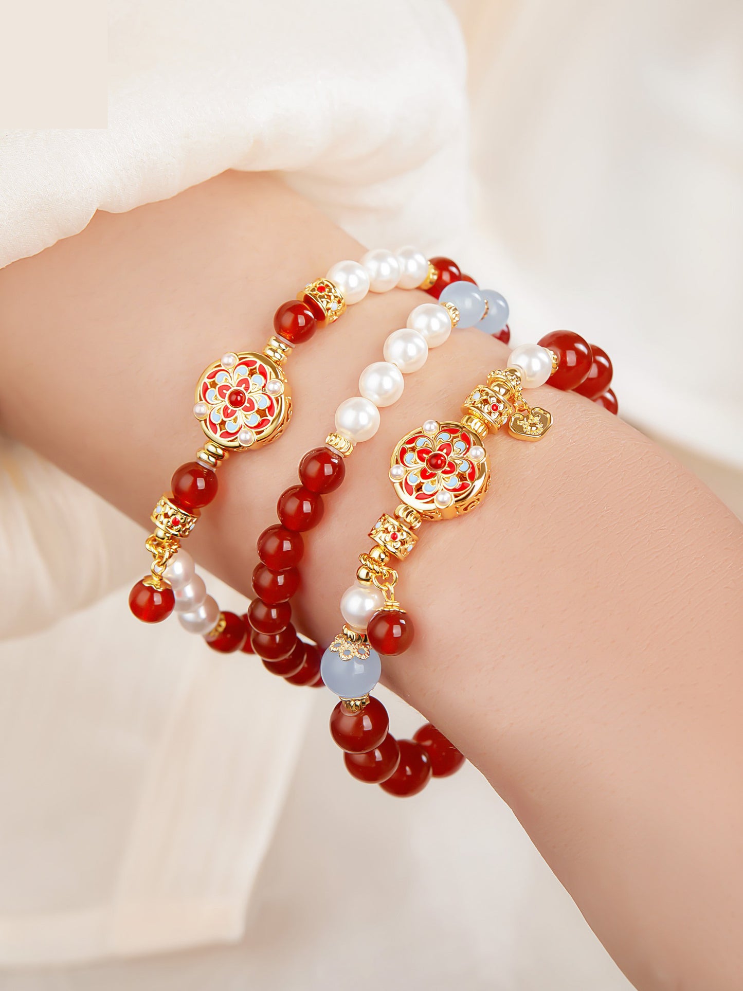Flower Bracelet Single circle