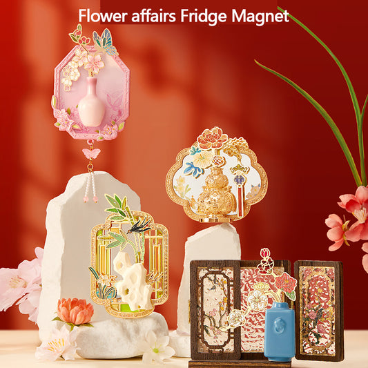 Flower affairs Fridge Magnet