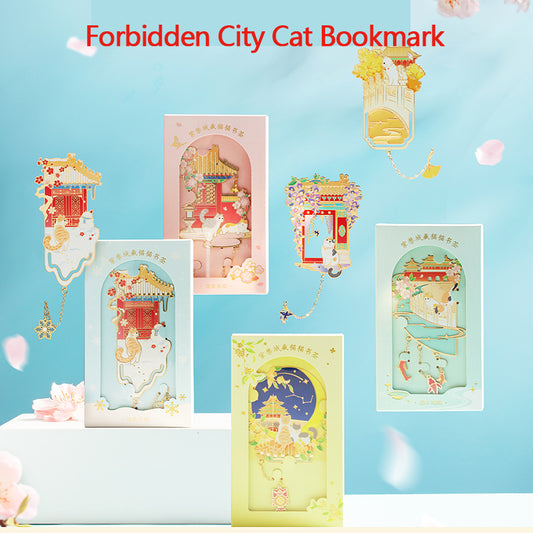 Forbidden City Cat Bookmark
