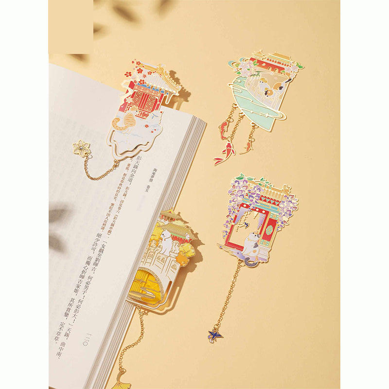 Forbidden City Cat Bookmark