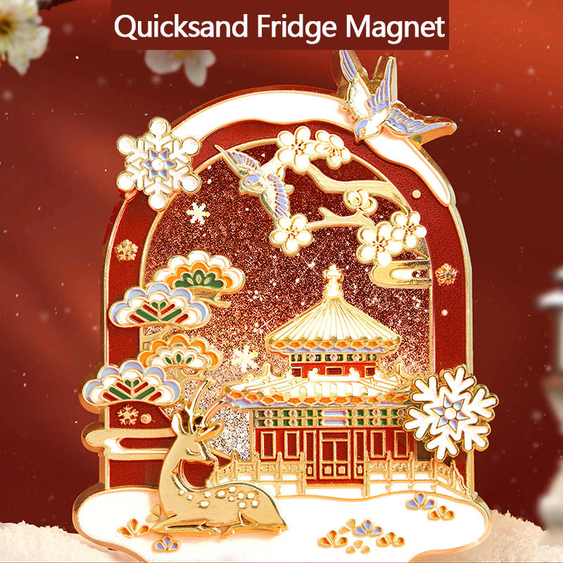 Four season Fridge Magnet