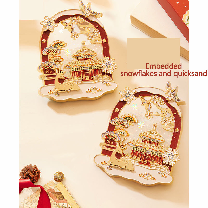 Four season Fridge Magnet