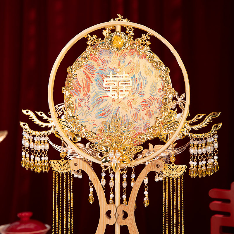 Full of love wedding fan