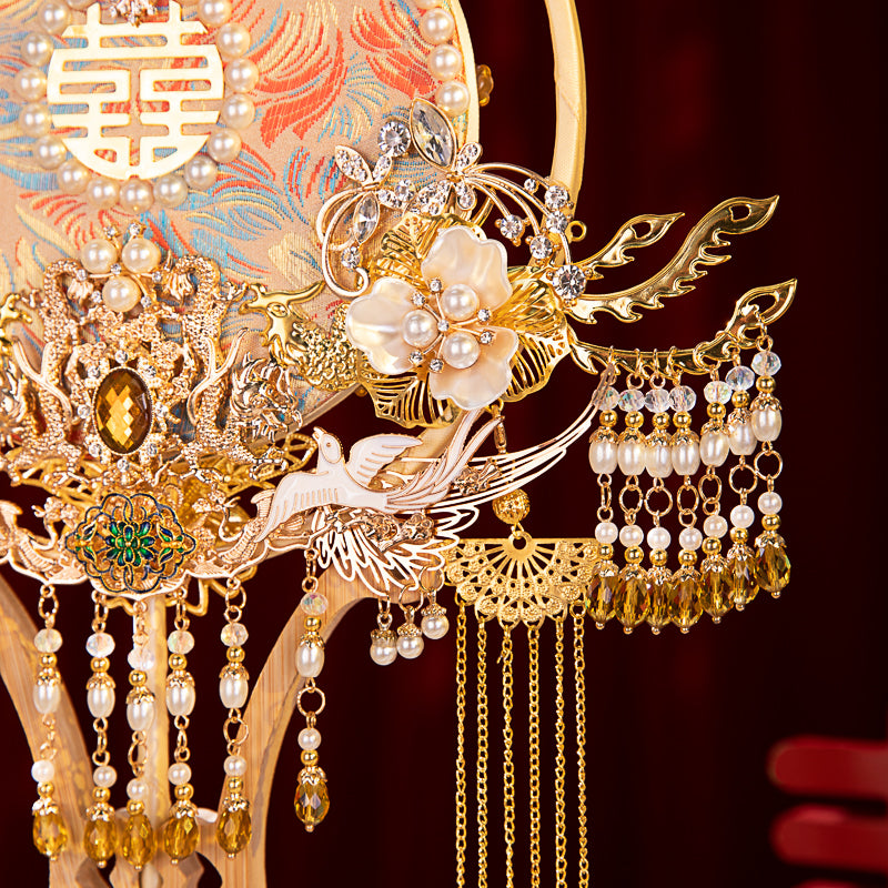 Full of love wedding fan