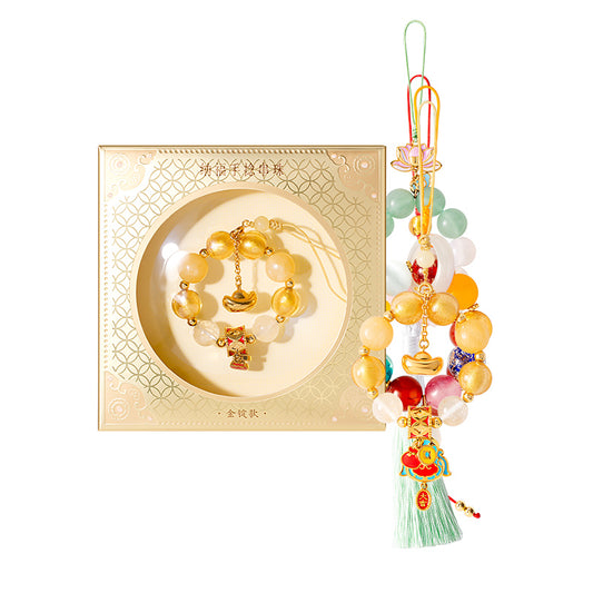 Bless Pendant Gold Ingot
