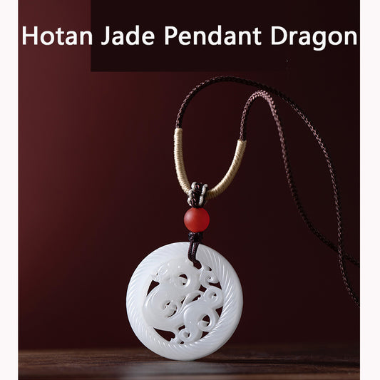 Hotan Jade Pendant Dragon