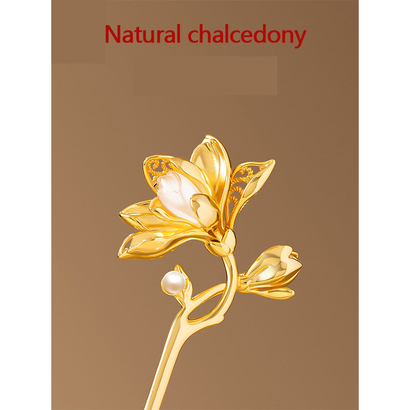 Jade Orchid God Hairpin
