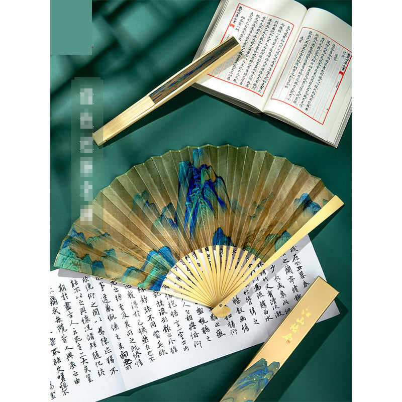 Jiangshan Pattern Folding Fan