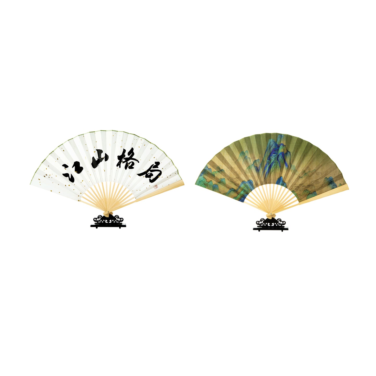Jiangshan Pattern Folding Fan