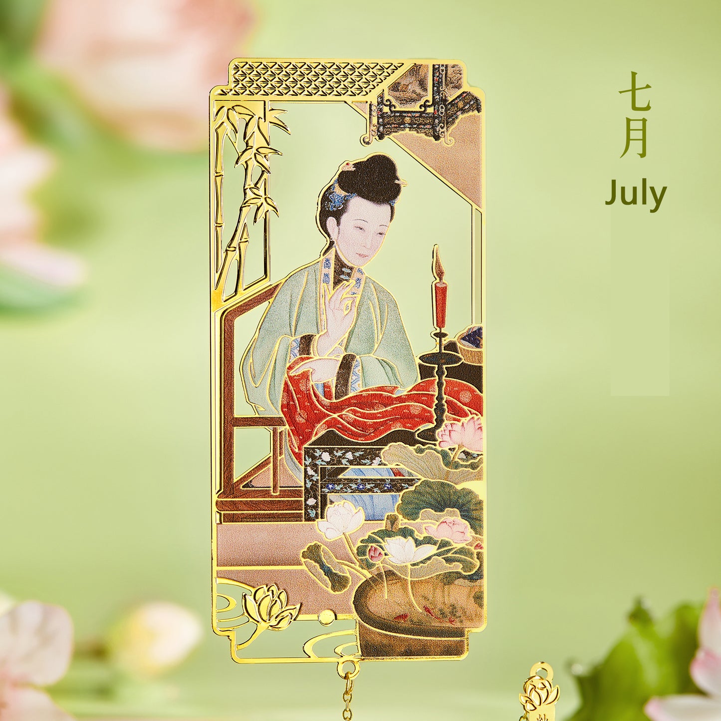 Twelve Beauties Bookmark