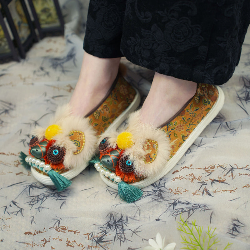 Jumping Tiger Head Shoes