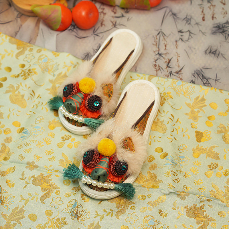 Jumping Tiger Head Shoes