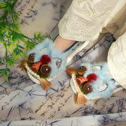 Light blue tiger shoes