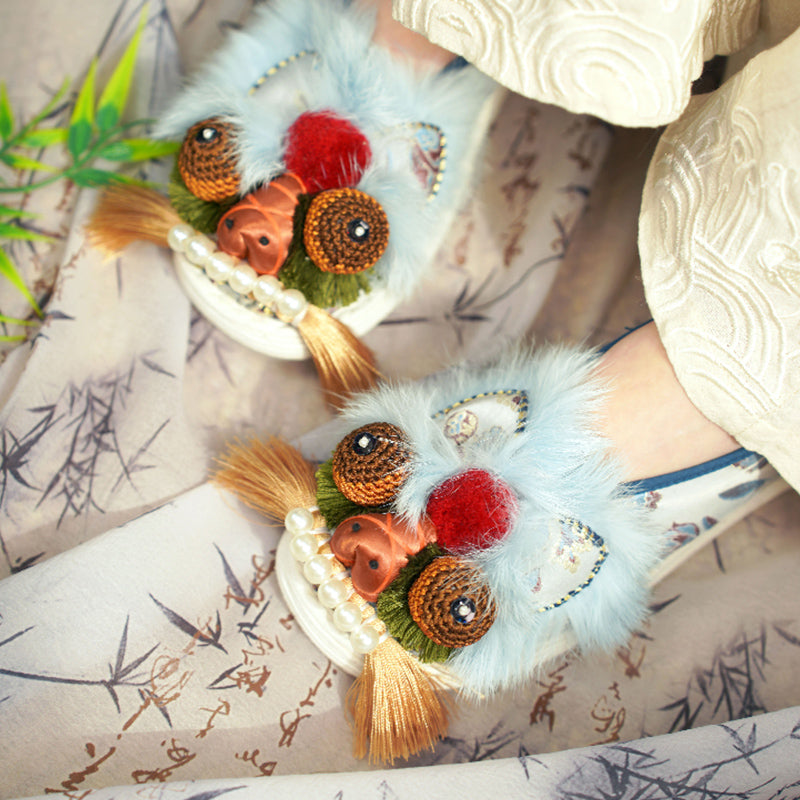 Light blue tiger shoes