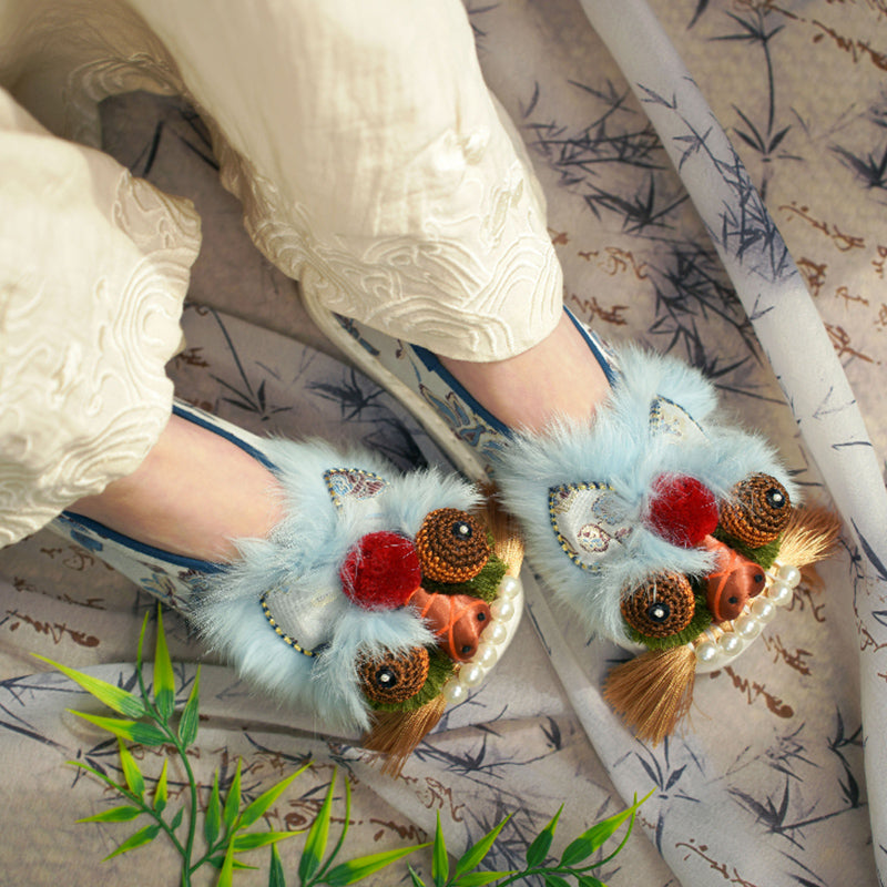 Light blue tiger shoes