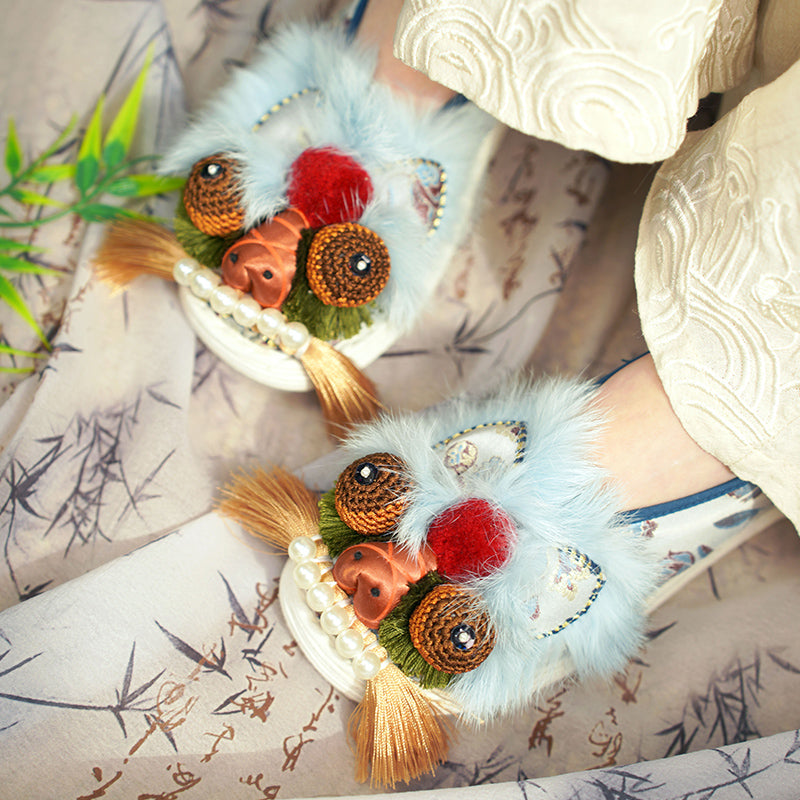 Light blue tiger shoes