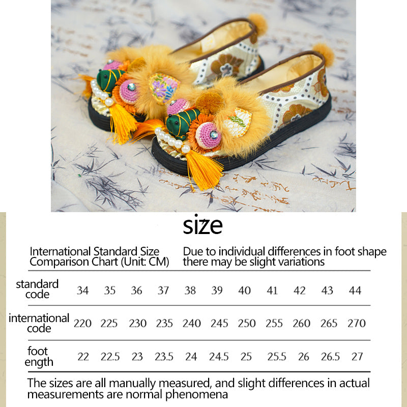 Light yellow tiger shoes