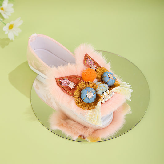 Light pink tiger shoes