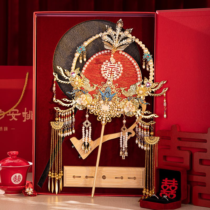 Man Chaohuan wedding fan