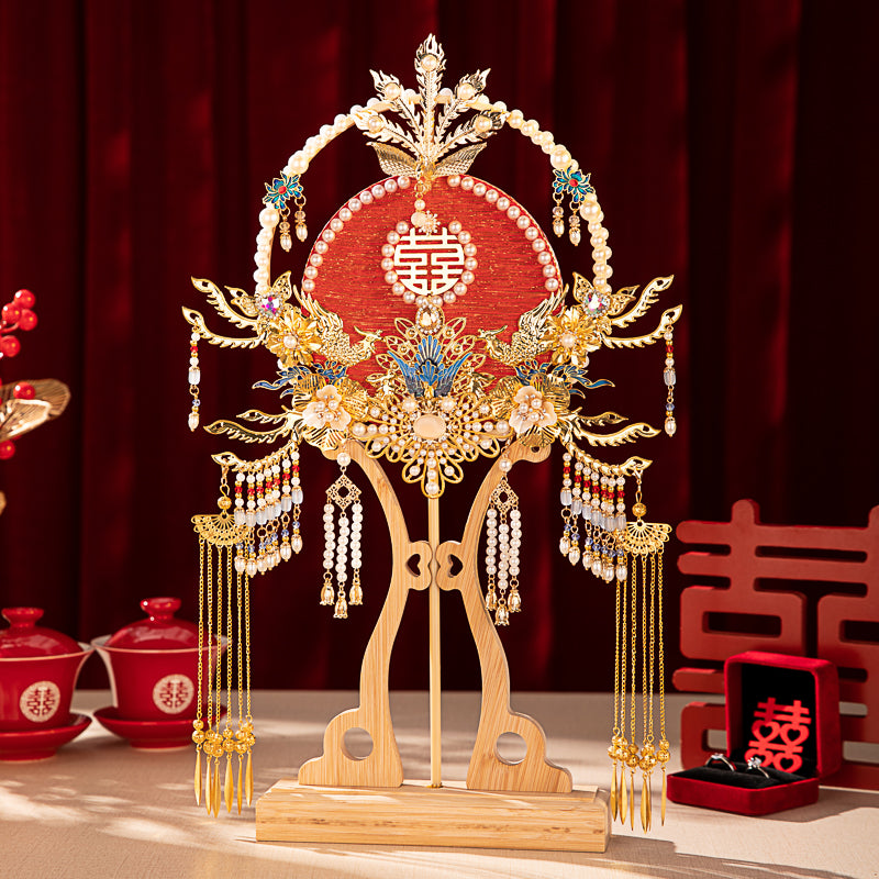 Man Chaohuan wedding fan