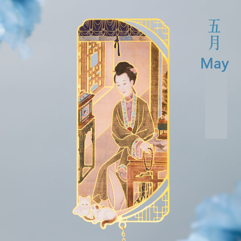 Twelve Beauties Bookmark