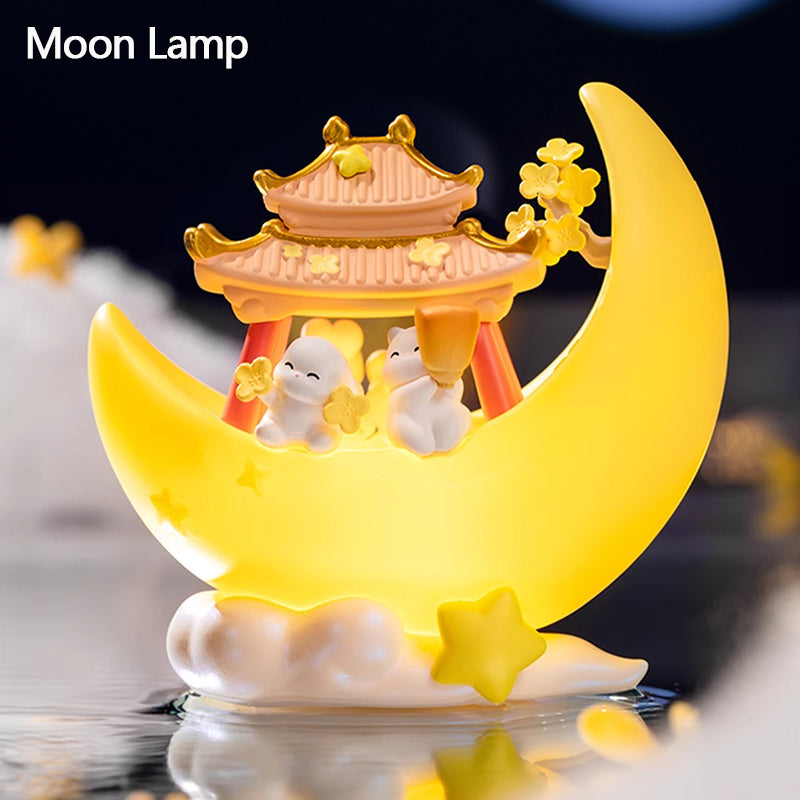 Cat Moon Palace Lamp