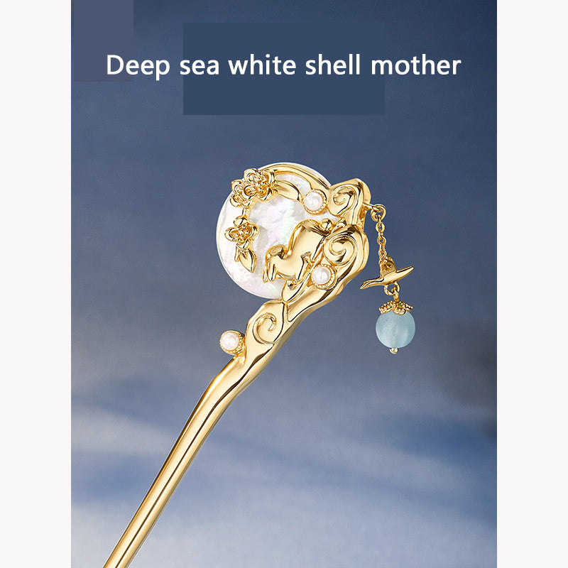 Moon Rabbit Hairpin