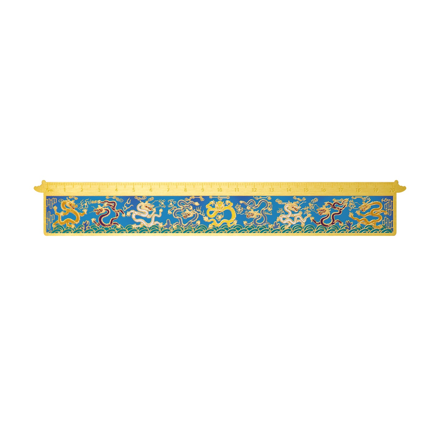 Nine Dragon Wall bookmark ruler