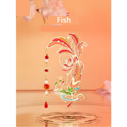 Palace cat tassel bookmark