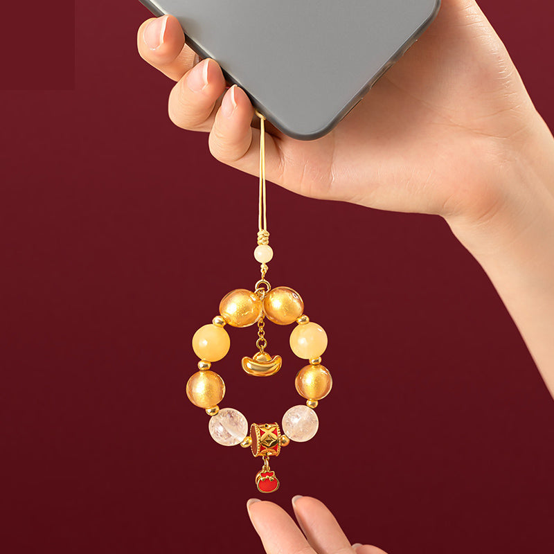 Bless Pendant Gold Ingot