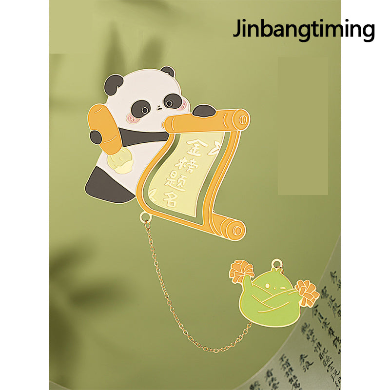Panda metal bookmark