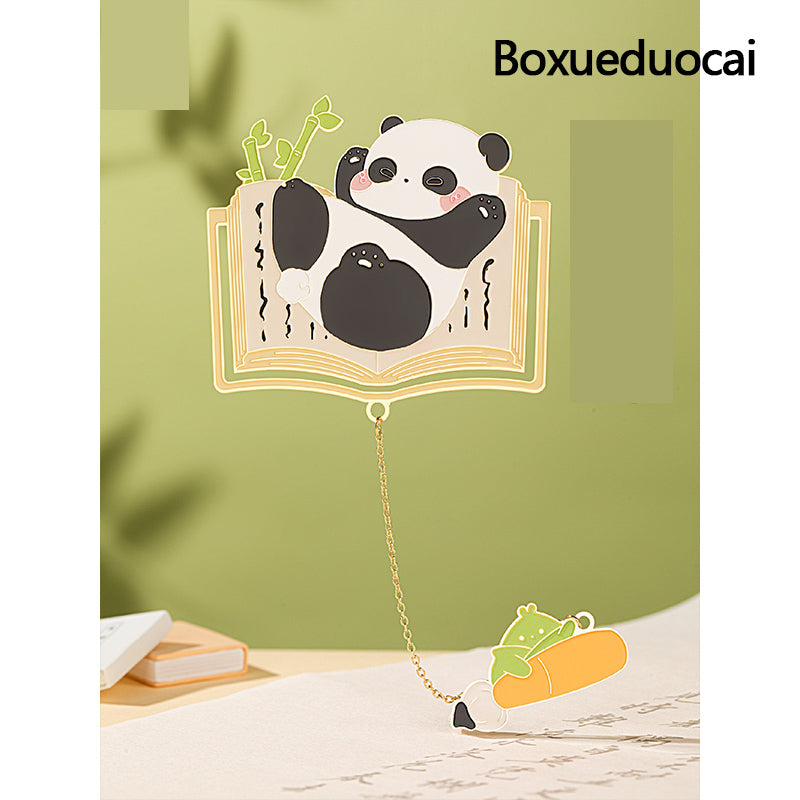 Panda metal bookmark