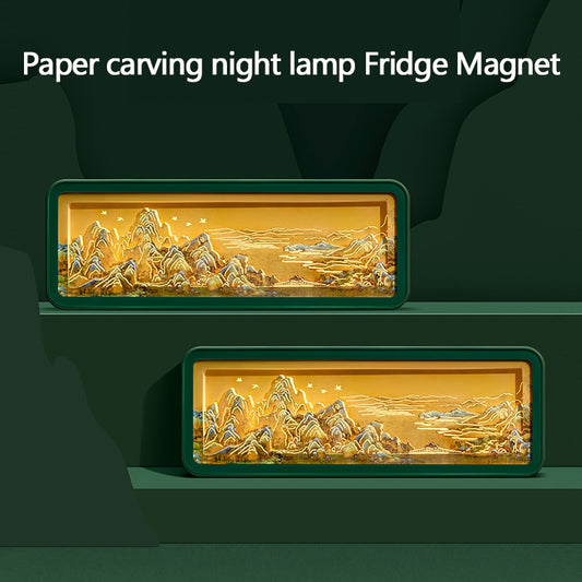Paper carving Fridge Magnet