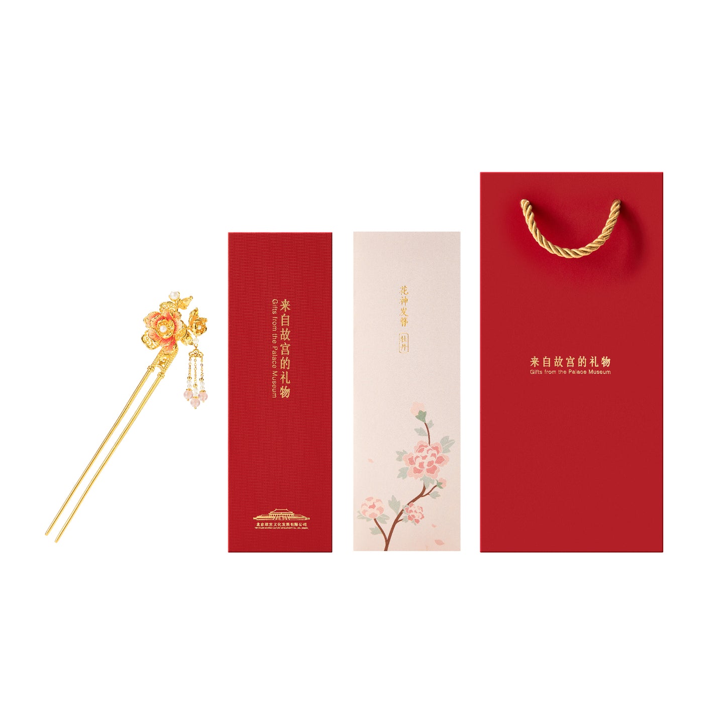 Peony hairpin
